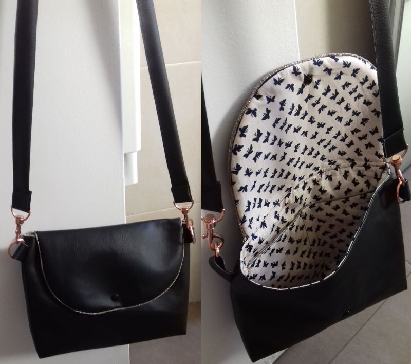 Sac en simili cuir noir